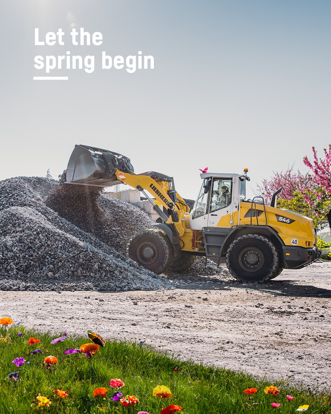 Liebherr - Spring is here and we're ready to build something great! 🌸💛 ...