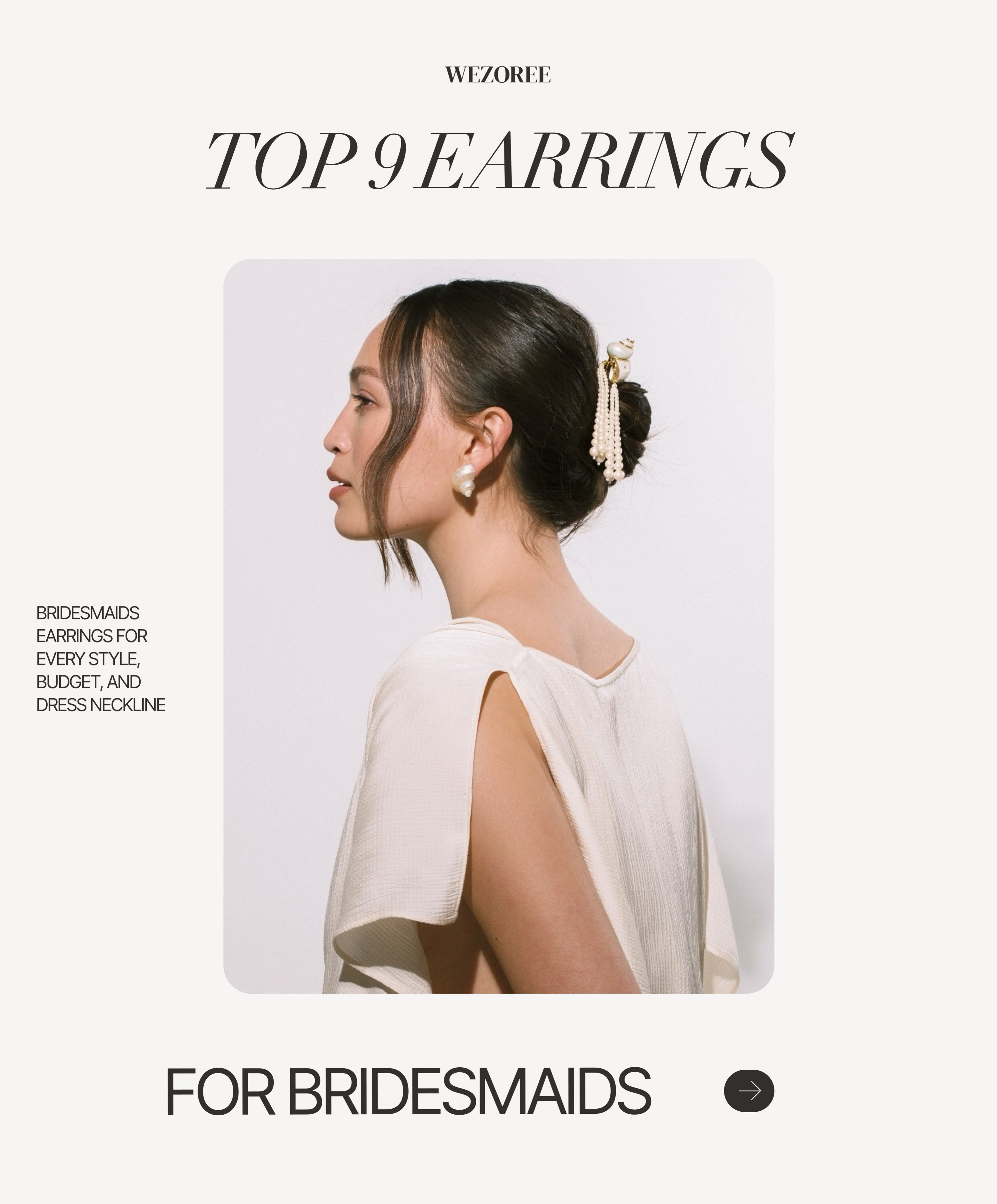 earrings for bridesmaid dress The right can do more than complete the wedding-day look — they can become a piece she'll keep wearing long after the celebration. From timeless studs and delicate drops to Color:As_Picture The wonderful accessory to ASOS EDITION beaded fringe civil wedding