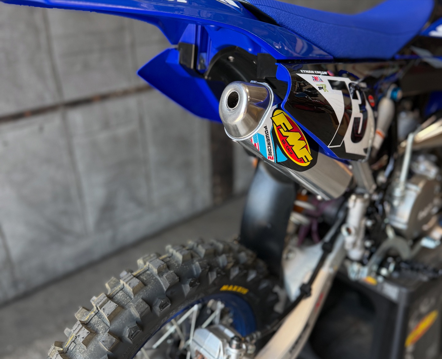 New bLU cRU YZ65 Project- Equipped with the FMF Fatty Exhaust and