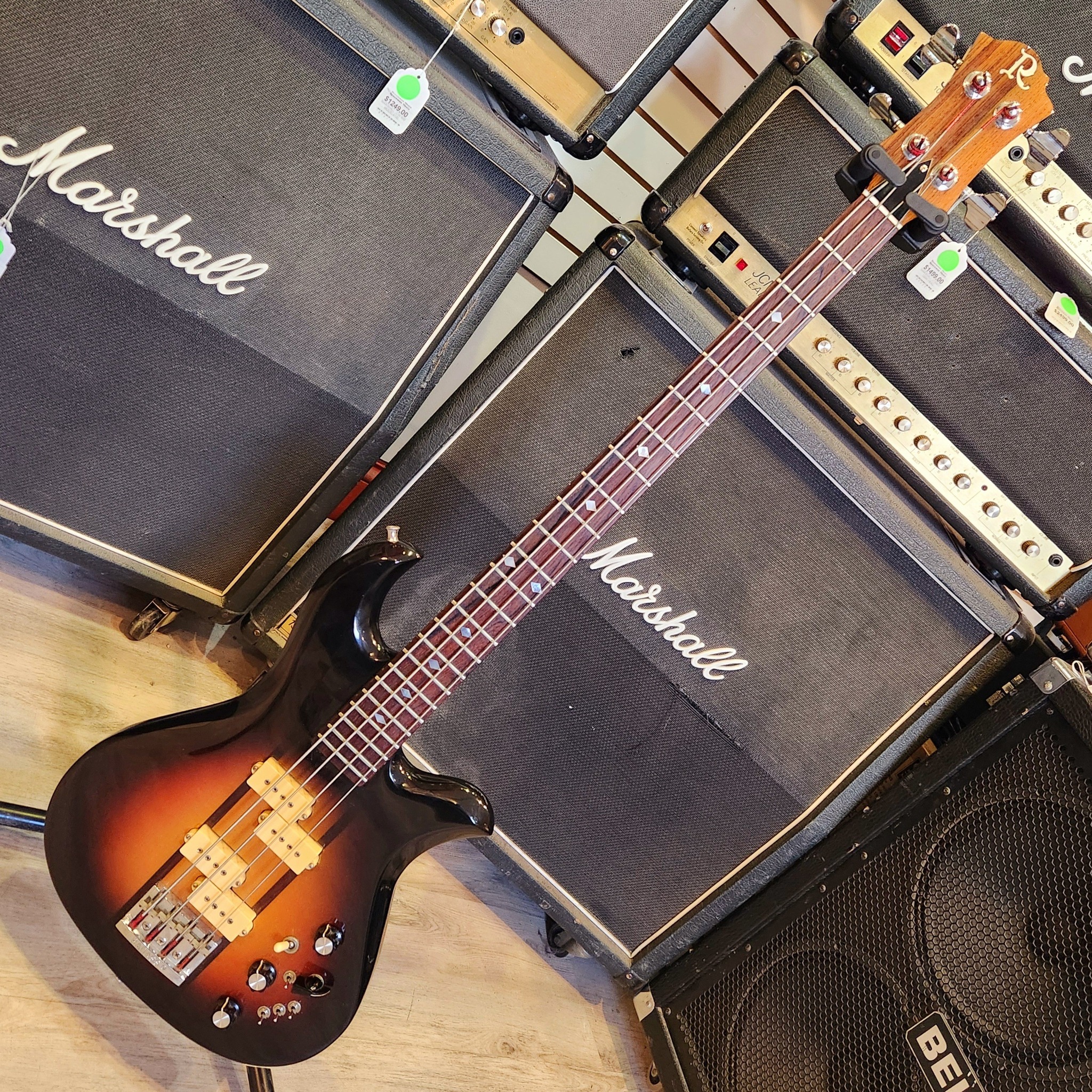 1978 Camel Tour bass with rare black finish and high-end specs