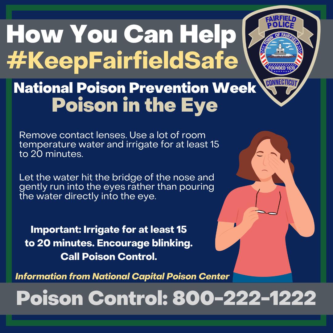 Fairfield - FPD Safety Tips: If you get a chemical or poisonous ...