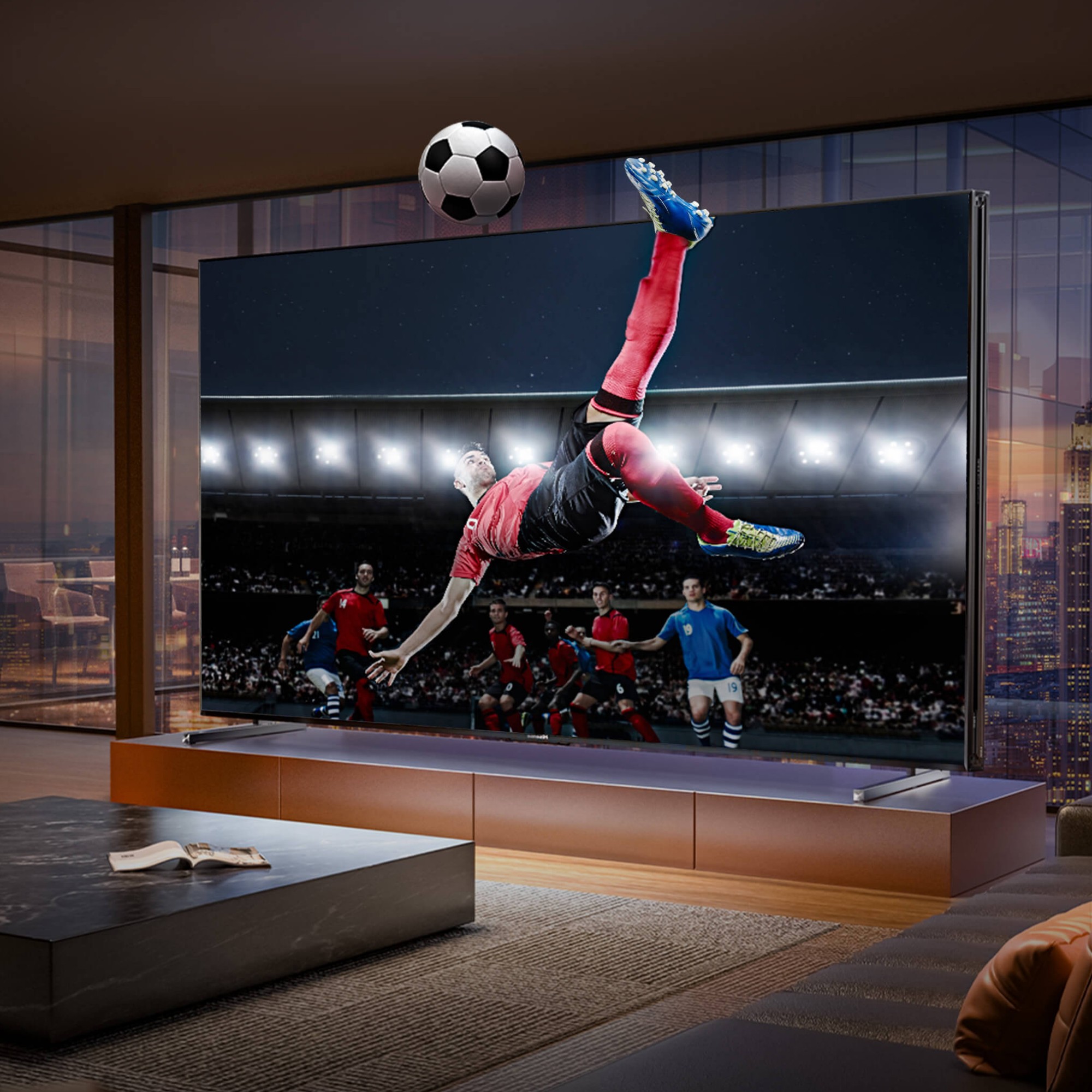 AWE - Experience the ultimate in big-screen luxury! The Hisense 110UX ...