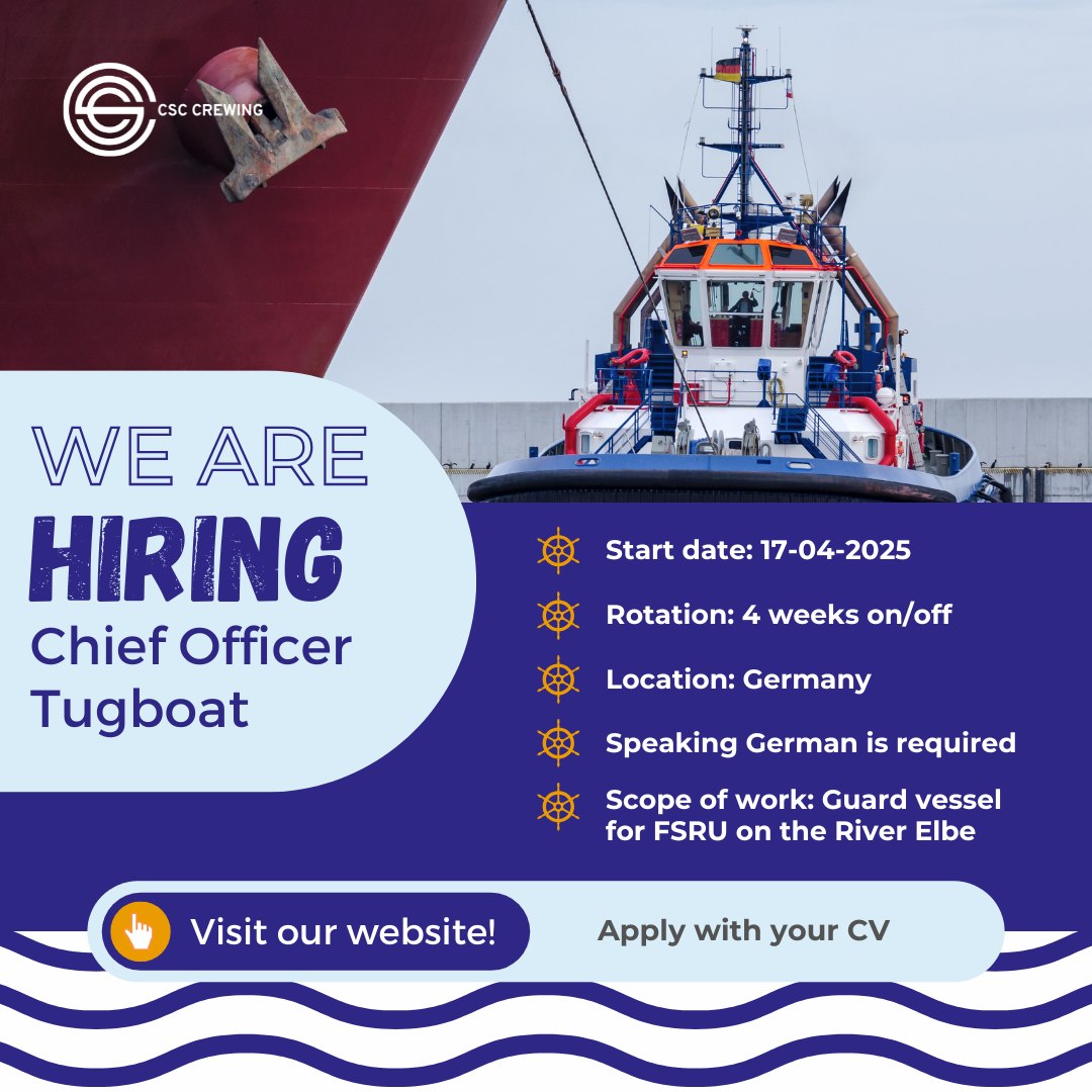 CSC Crewing BV - We are hiring: RIGGERS (Wind Projects North Sea ...