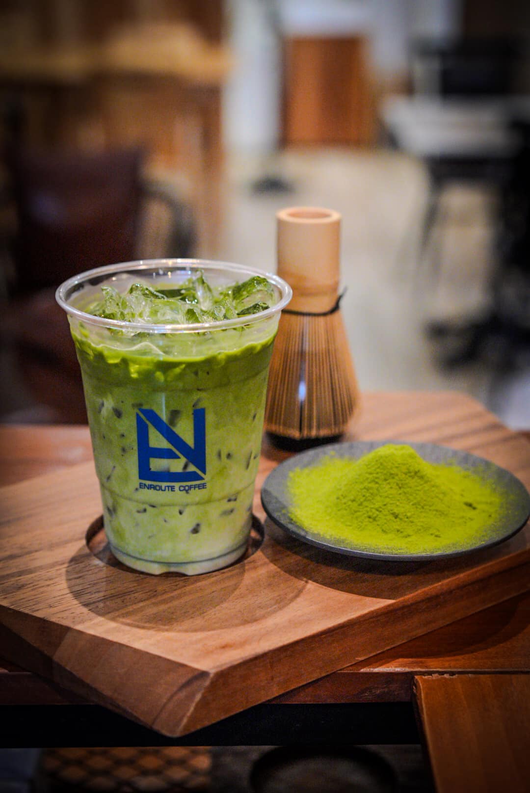 EnRoute - มัทฉะลาเต้ อีก 1 เมนูขายดีของทางร้านค่ะ Grab : https://grab ...