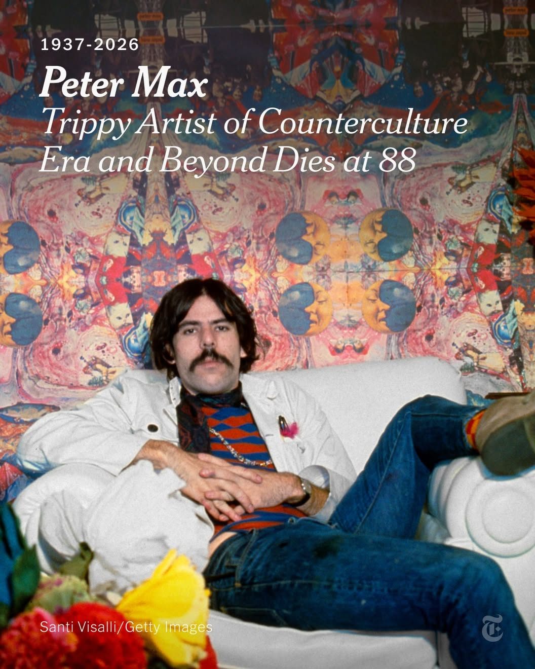 Peter Max, the artist best known for his colorful, psychedelic