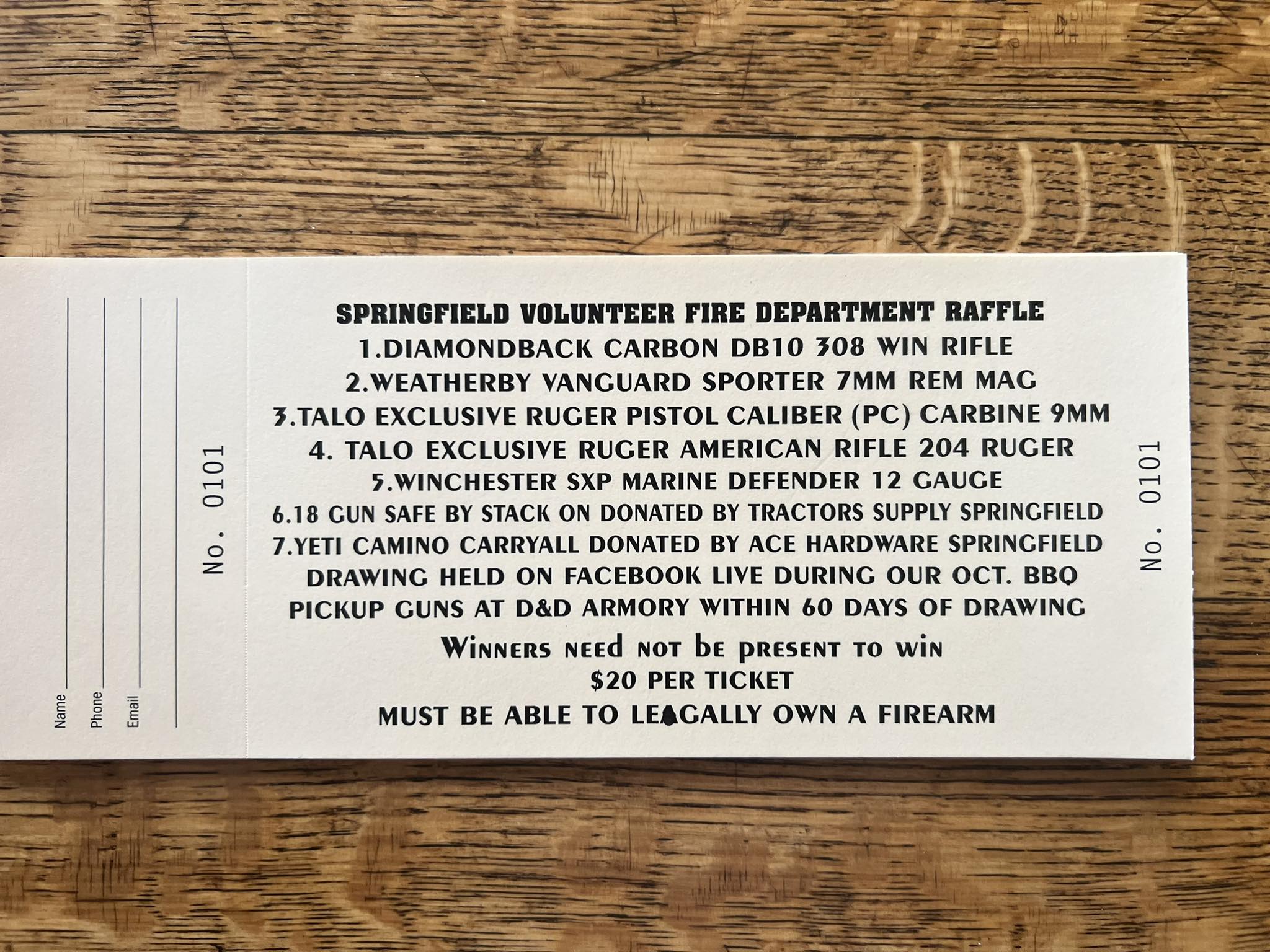 Springfield Vol. Fire Dept.... - Springfield Vol. Fire Dept.