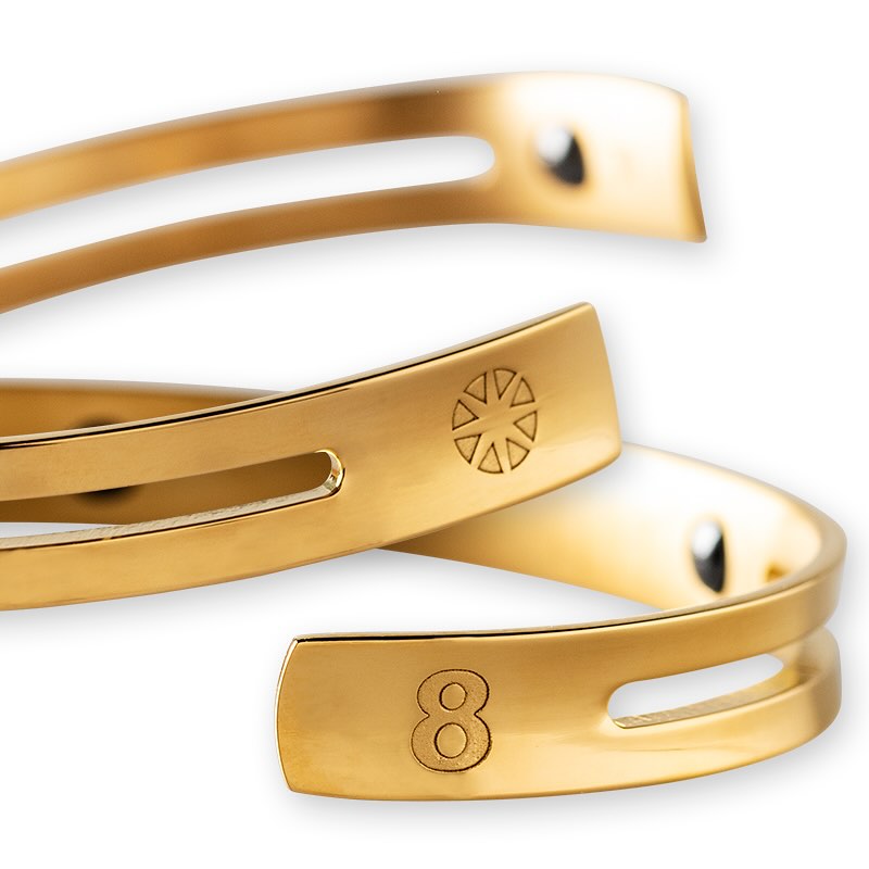 BANDELとのコラボアイテム第3弾 BANDEL×muta Titanium Bangle Waveが