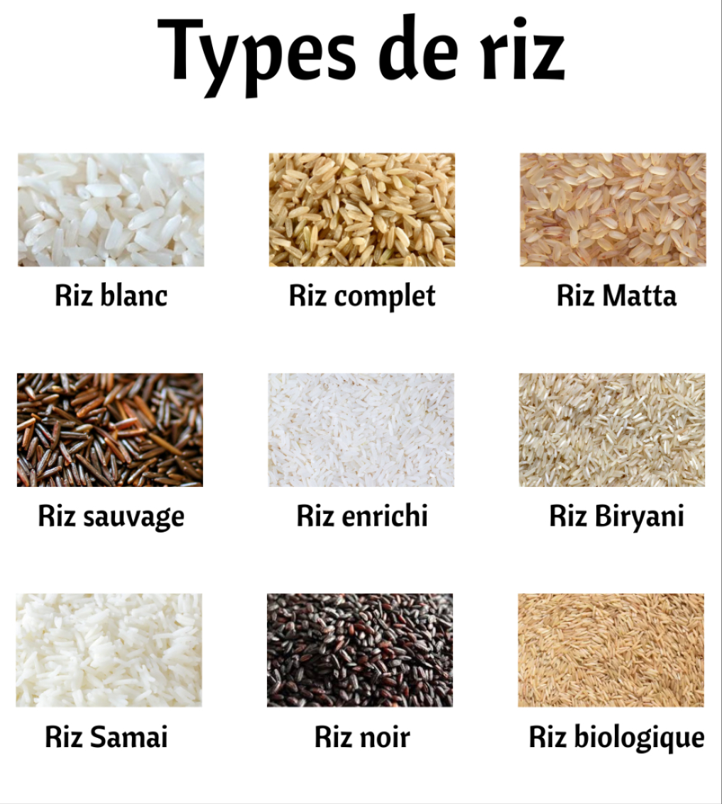 Astuces - 🍚 Différentes variétés de riz et leurs particularités 🌾 1 ...