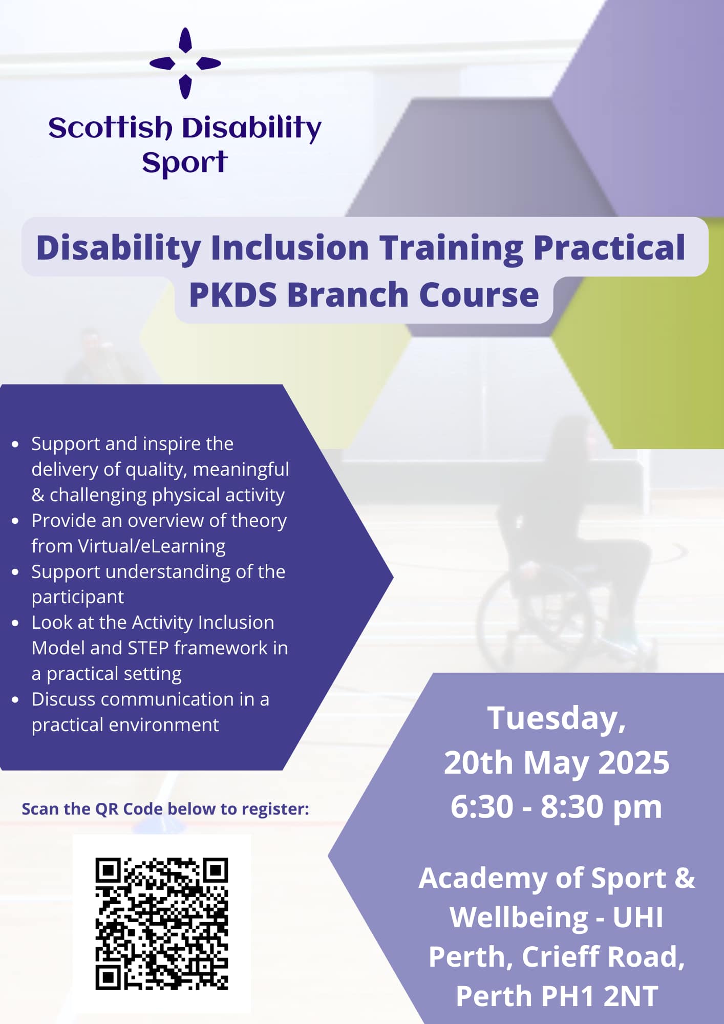 Perth - We are delighted to offer Scottish Disability Sport’s ...