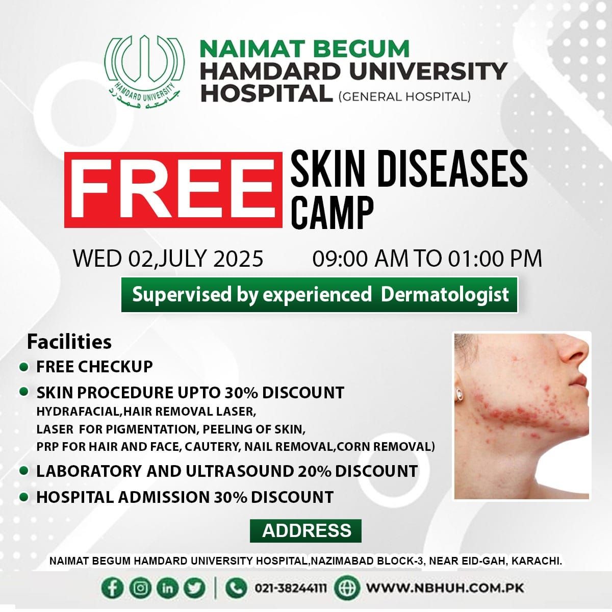 Naimat Begum Hamdard University Hospital - General Hospital | Karachi