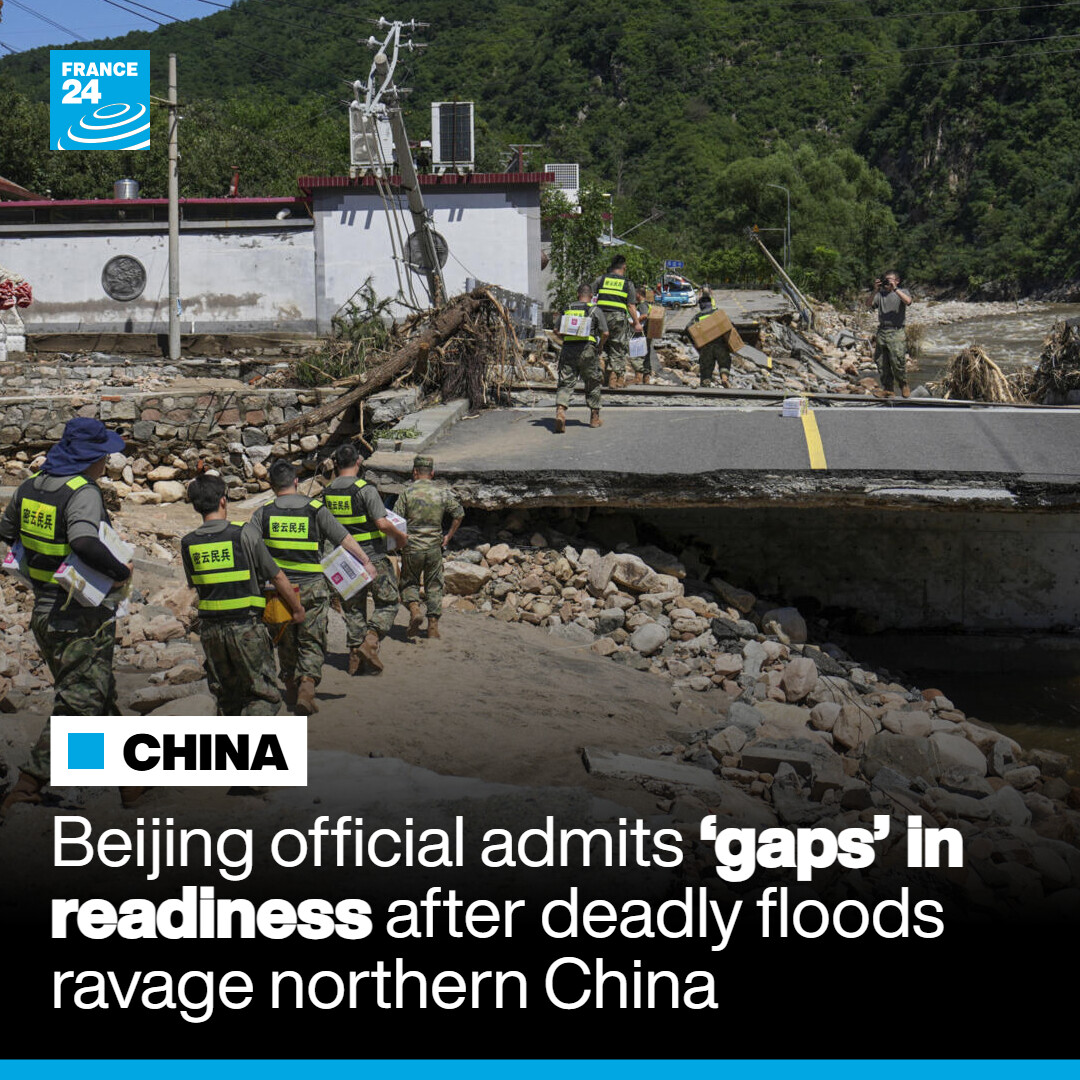 🇨🇳 After heavy rains killed over 30... - FRANCE 24 English | Facebook