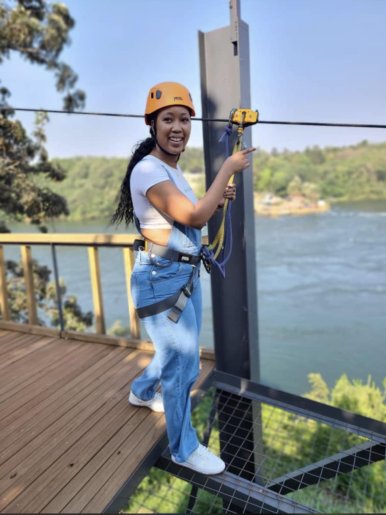 See riders race down the world's longest zipline at blistering