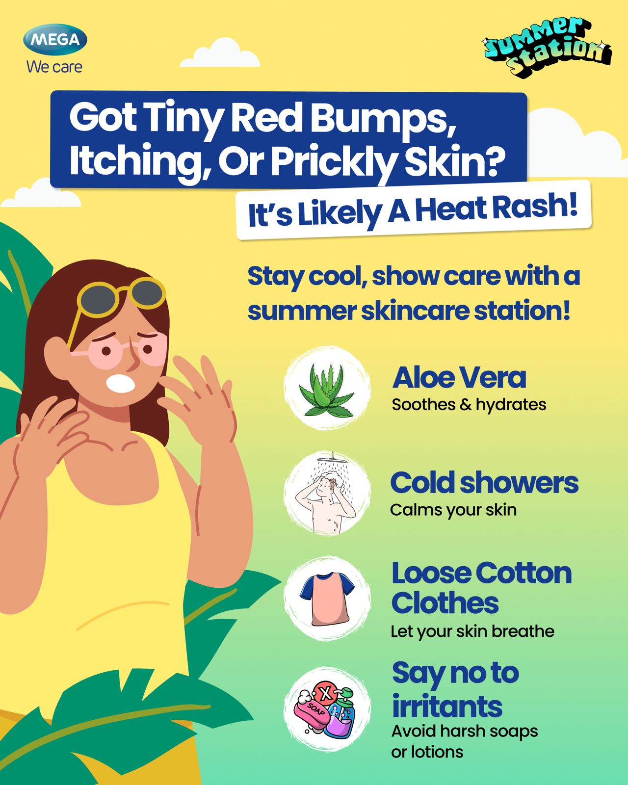 Mega - Tiny red bumps, itching, or prickly skin? It’s likely a heat ...