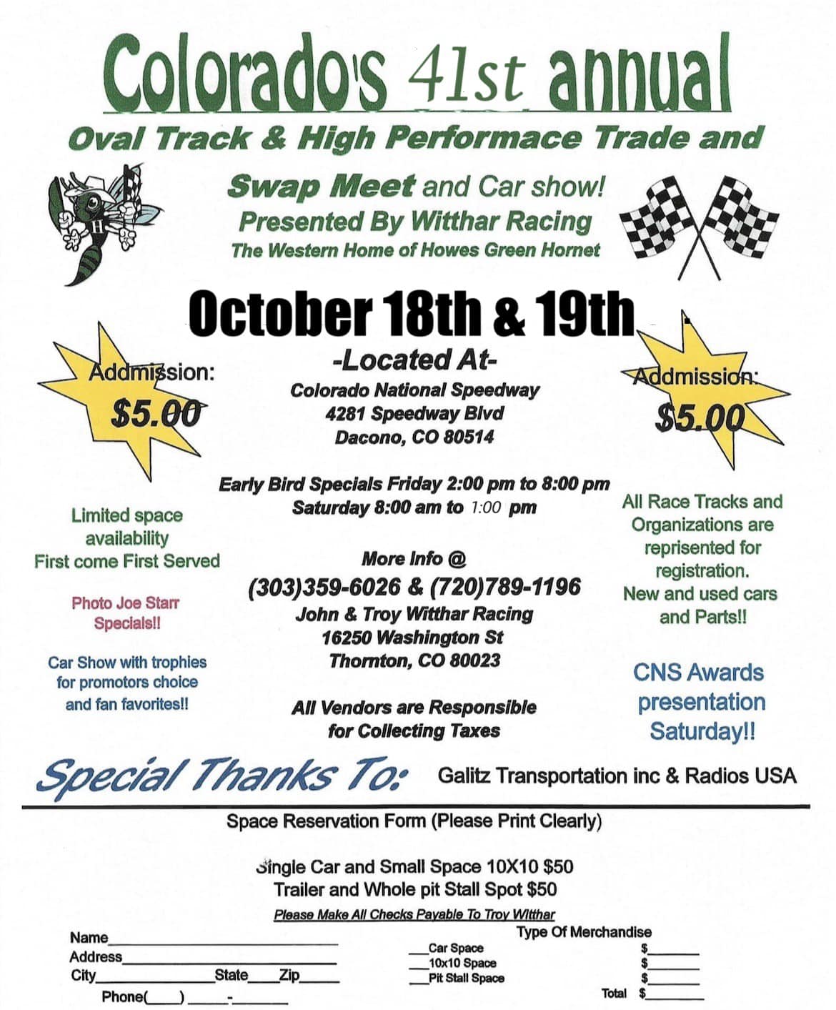 Witthar Racing | Thornton CO
