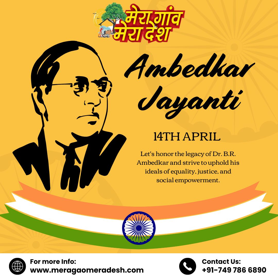 Mera - Ambedkar Jayanti Let's honor the legacy of Dr. B.R. Ambedkar and ...