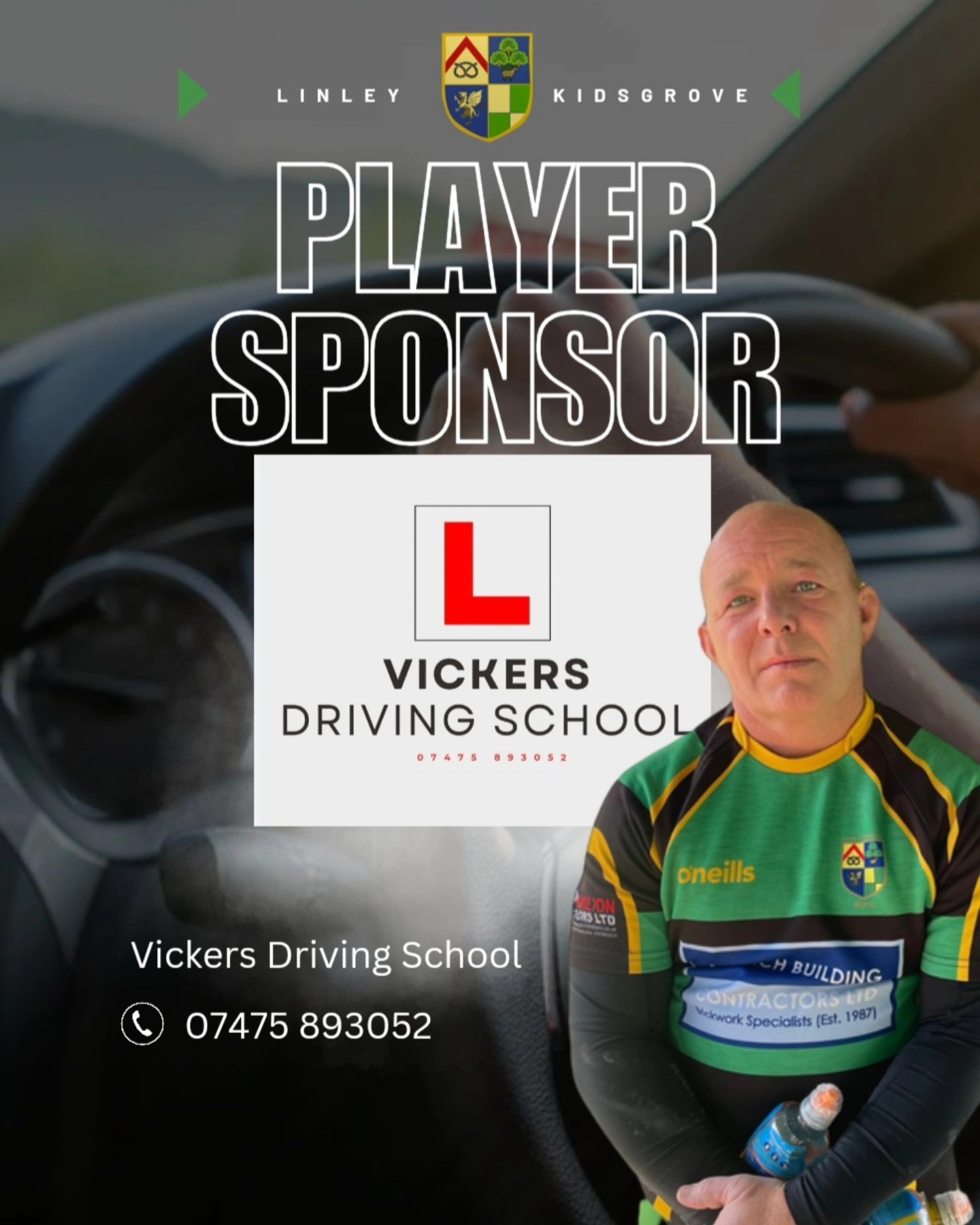 New player sponsor! - Linley & Kidsgrove RUFC | Facebook