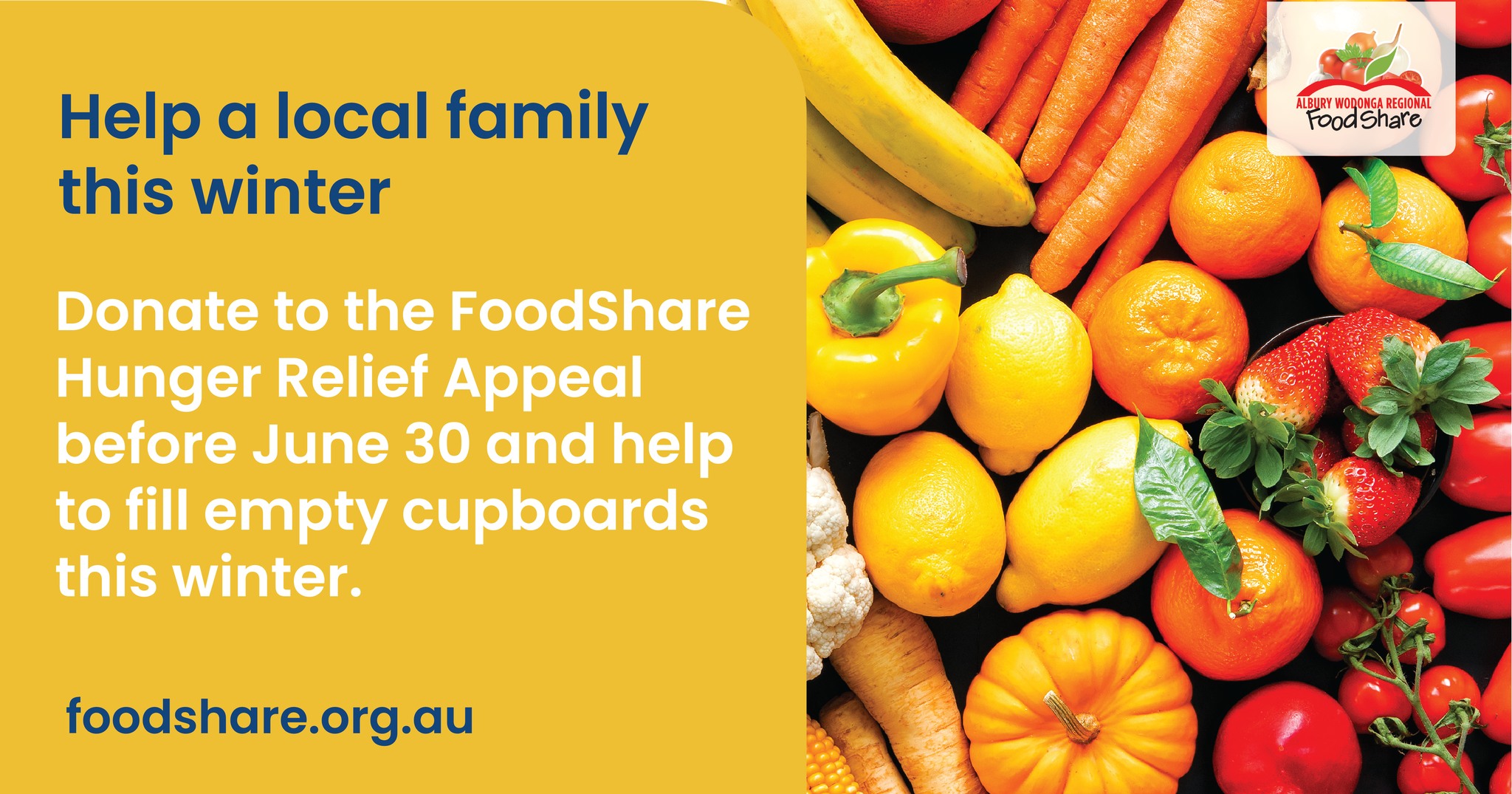 Albury - $100 = Will feed 2 local families for a week. Imagine the ...