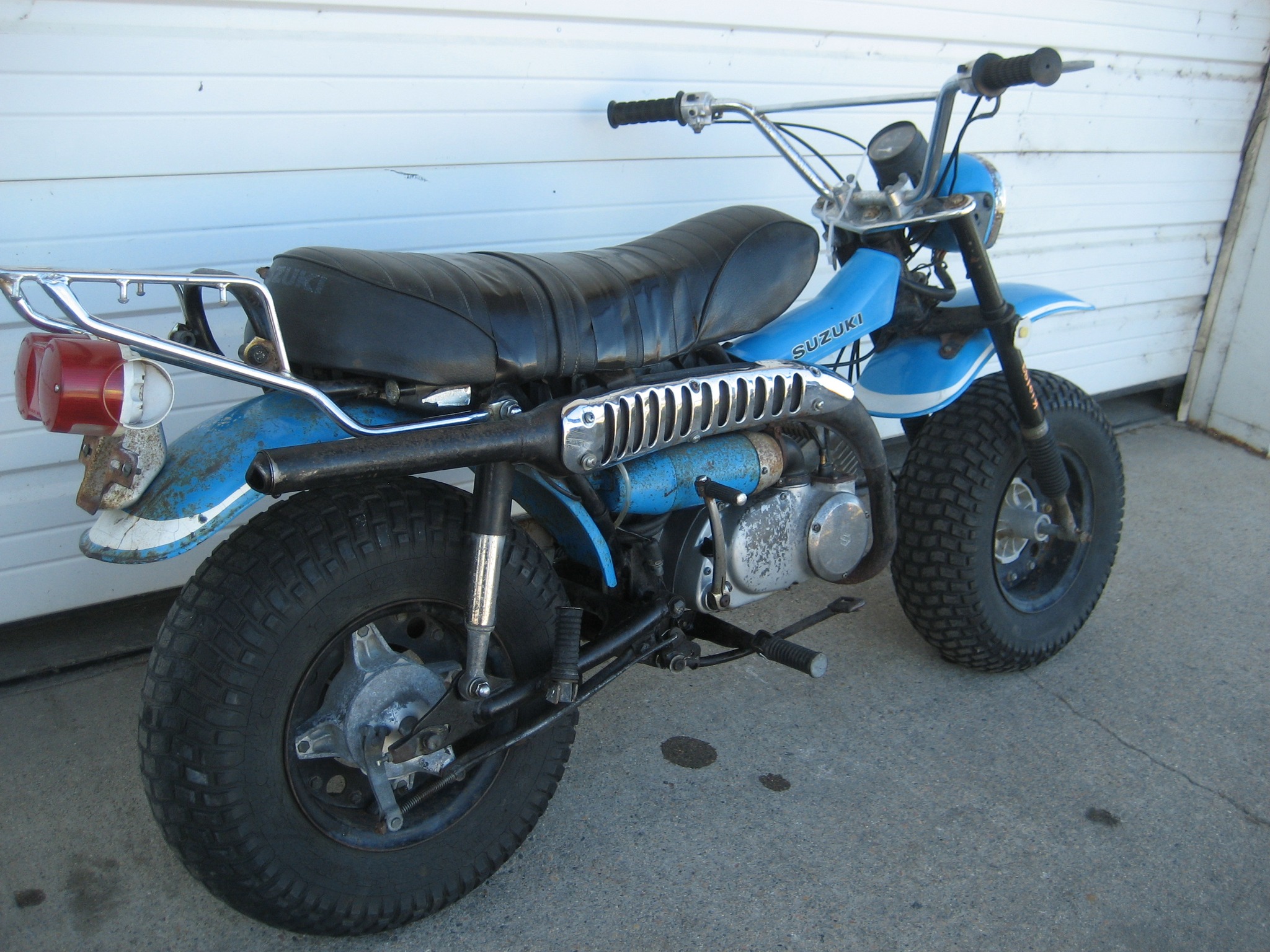 This is a 1972 Suzuki RV90 wide tire... - Sport Wheels, Inc.