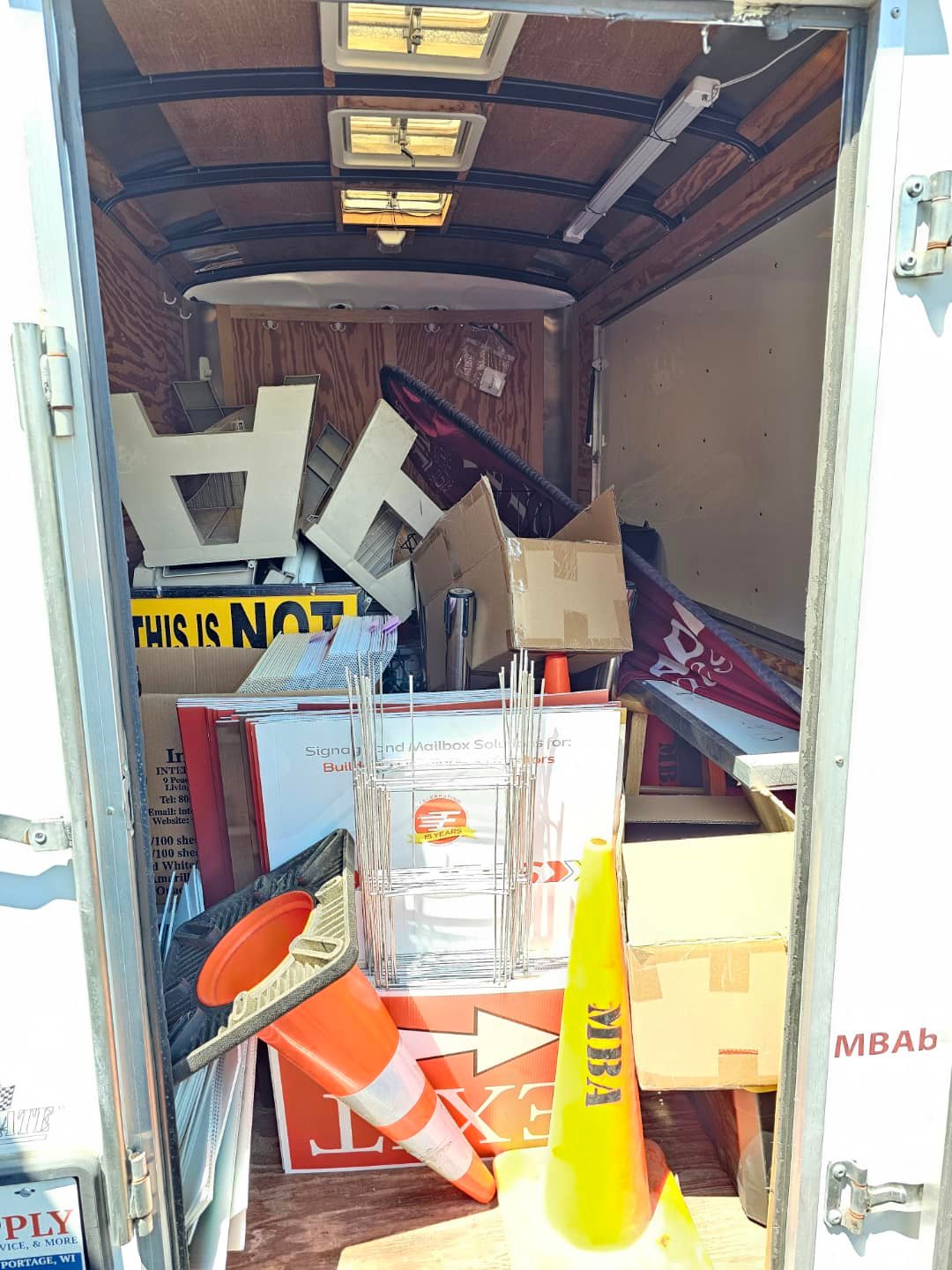 The prep before the parade! - Express Sign And Mailbox LLC