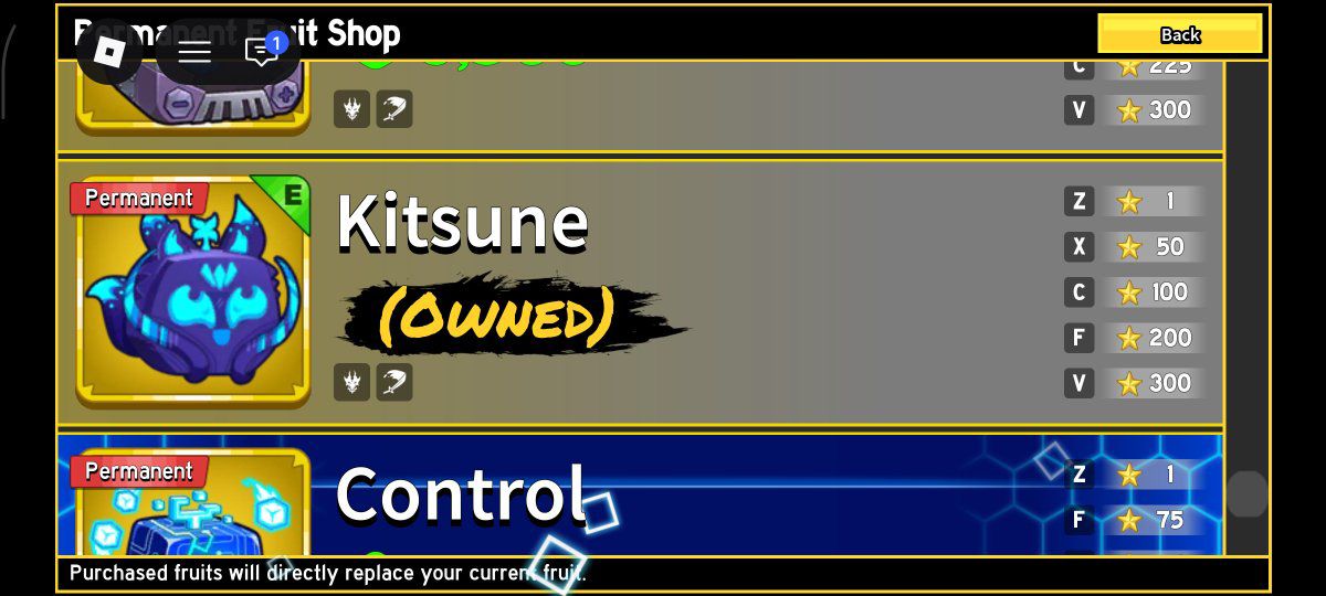 KiTSUNE take 150 pm ni it Shop P Permanent Back 225 V 300 E Kitsune (OWNED