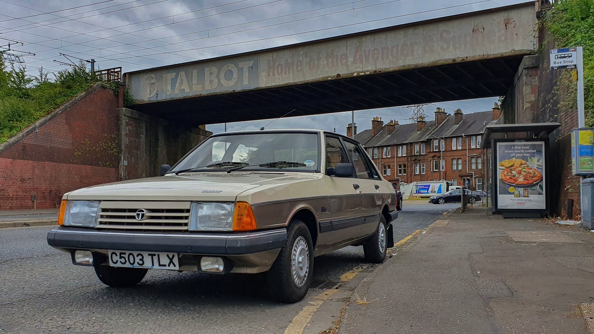 Picture This Scotland - A Talbot Solara under the old Talbot bridge in ...