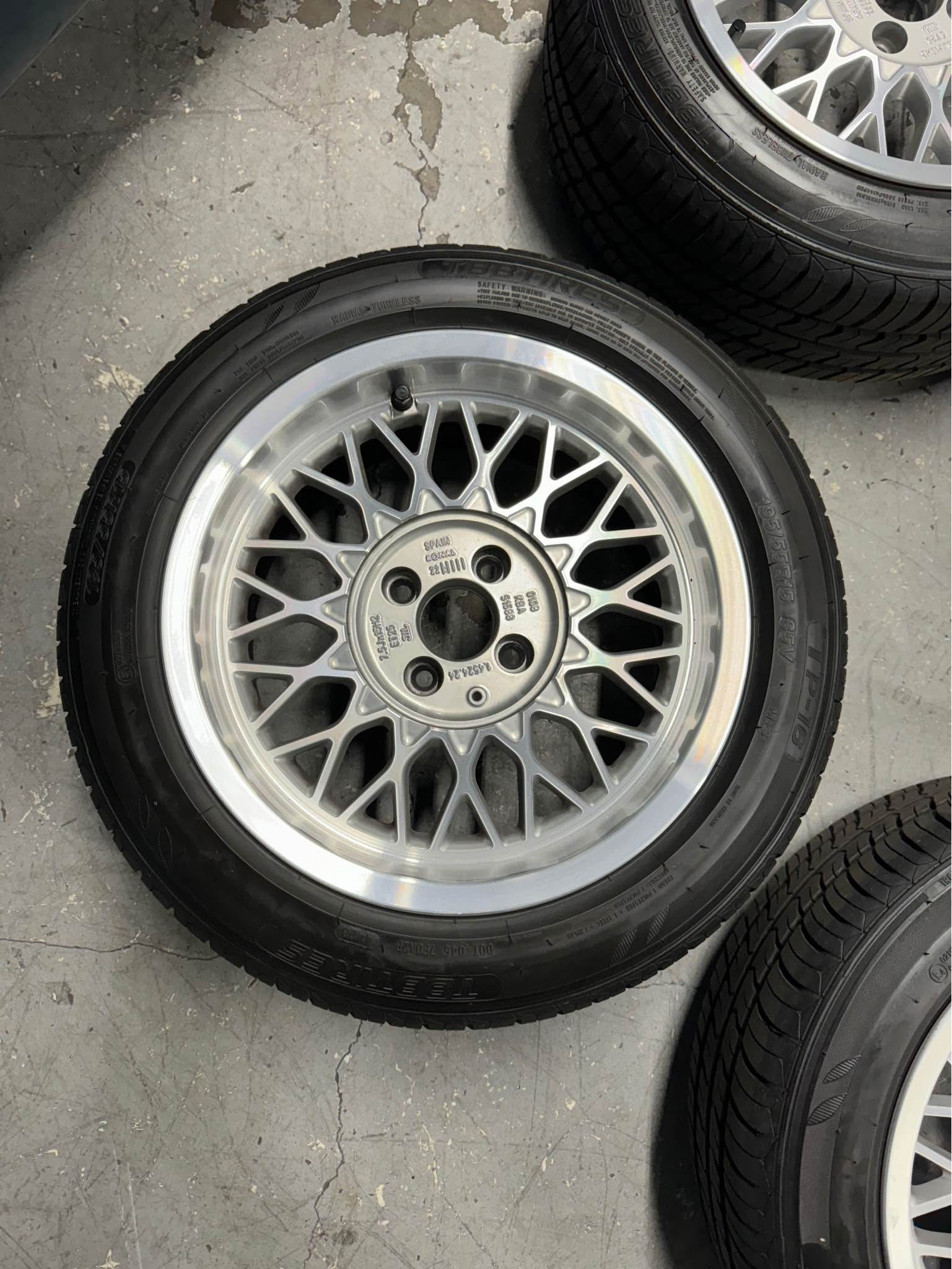 RONAL LS 4x100 ET. 25 with 57.1 CB and tires 195/55/15 - Car Wheels ...