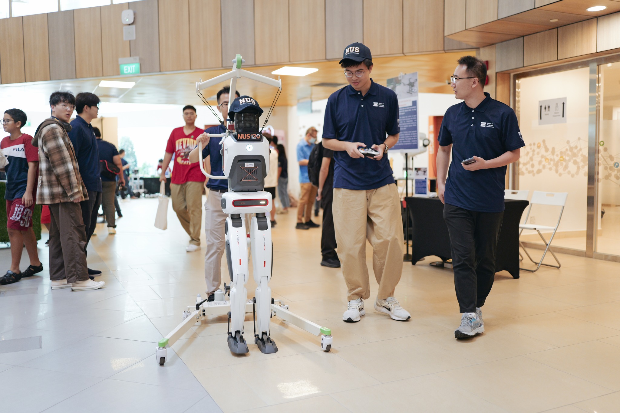 National University of Singapore - Robots in action at the NUS College ...