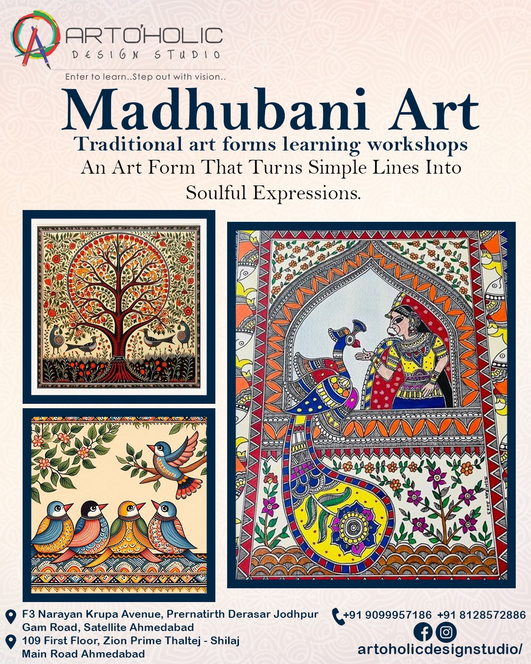 Artoholic - 🎨 Madhubani Art – A Tale of Tradition & Colors 🌿 Dive into ...