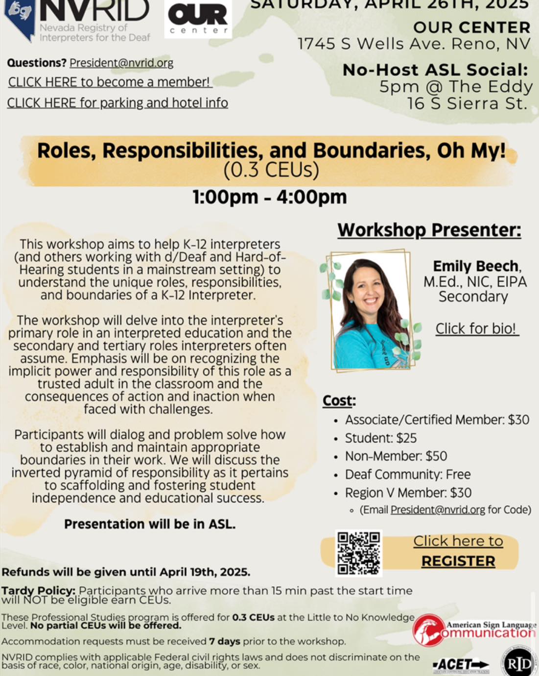 NVRID - Nevada Registry of Interpreters for the Deaf