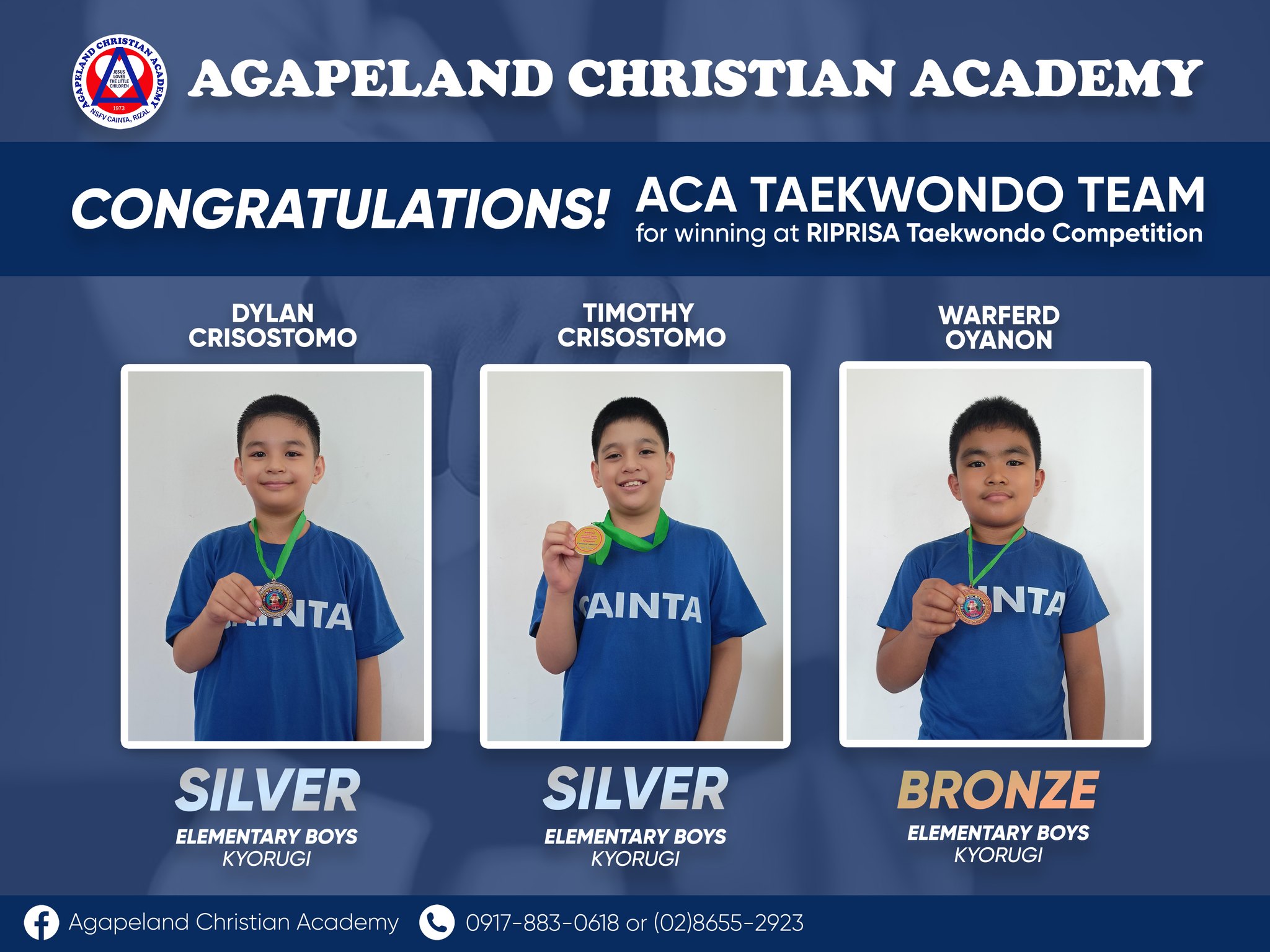 Agapeland Christian Academy - ACA is proud to celebrate the incredible ...
