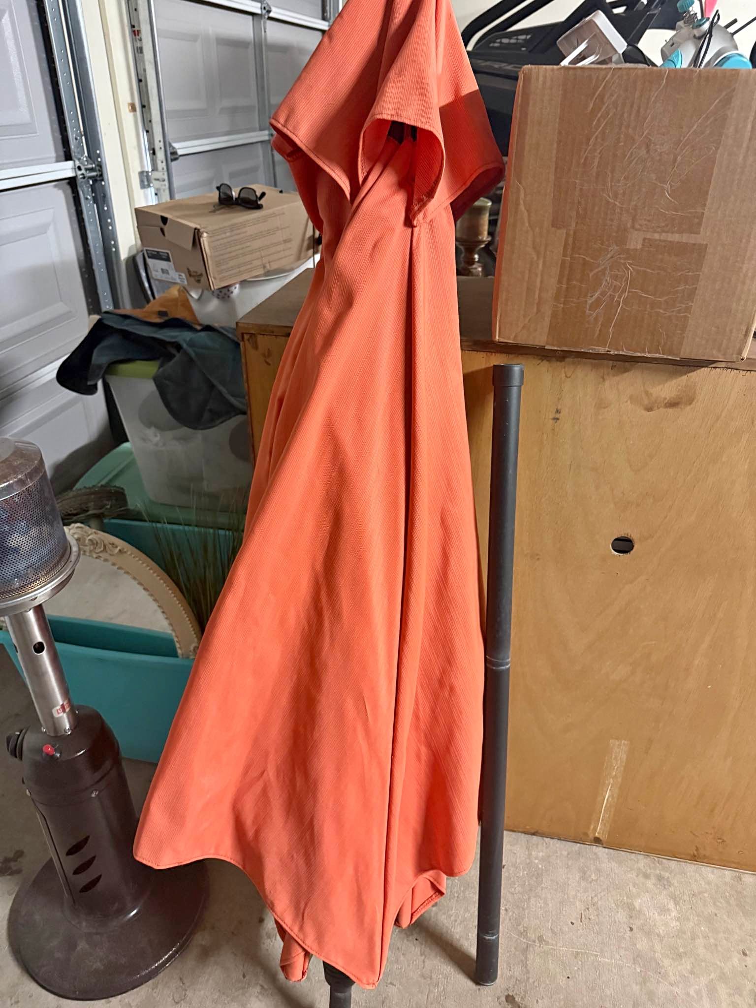 for sale used patio table and umbrella in tucson az PHI VILLA Outdoor Dining Set 4 w/Beige & Folding Chairs This MEETWARM patio set includes 1 oval table Orange pool umbrella