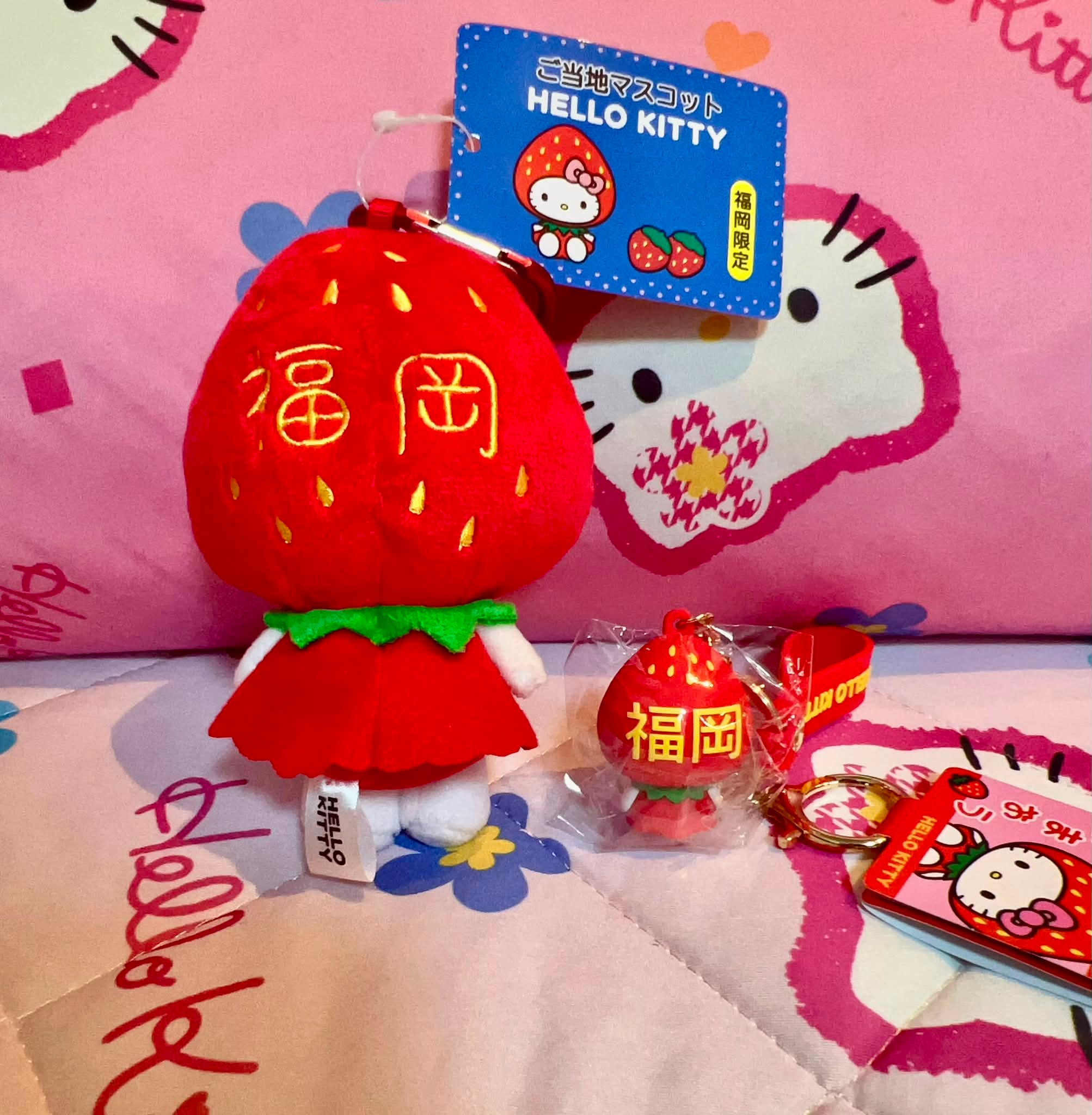 Hello Kitty Fukuoka🍓Strawberry Mascot 🍓