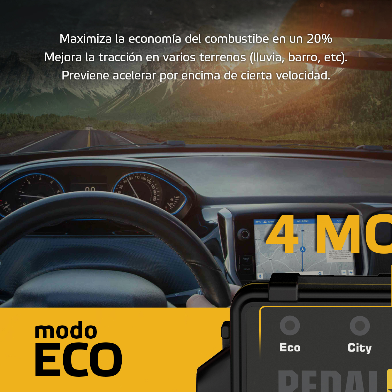 Pedal Commander Perú - Modo Eco🔋 Proporciona una respuesta más lenta ...