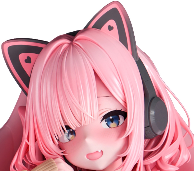 ◆模写◆猫ちゃんと少女（仮題）◆肉筆画