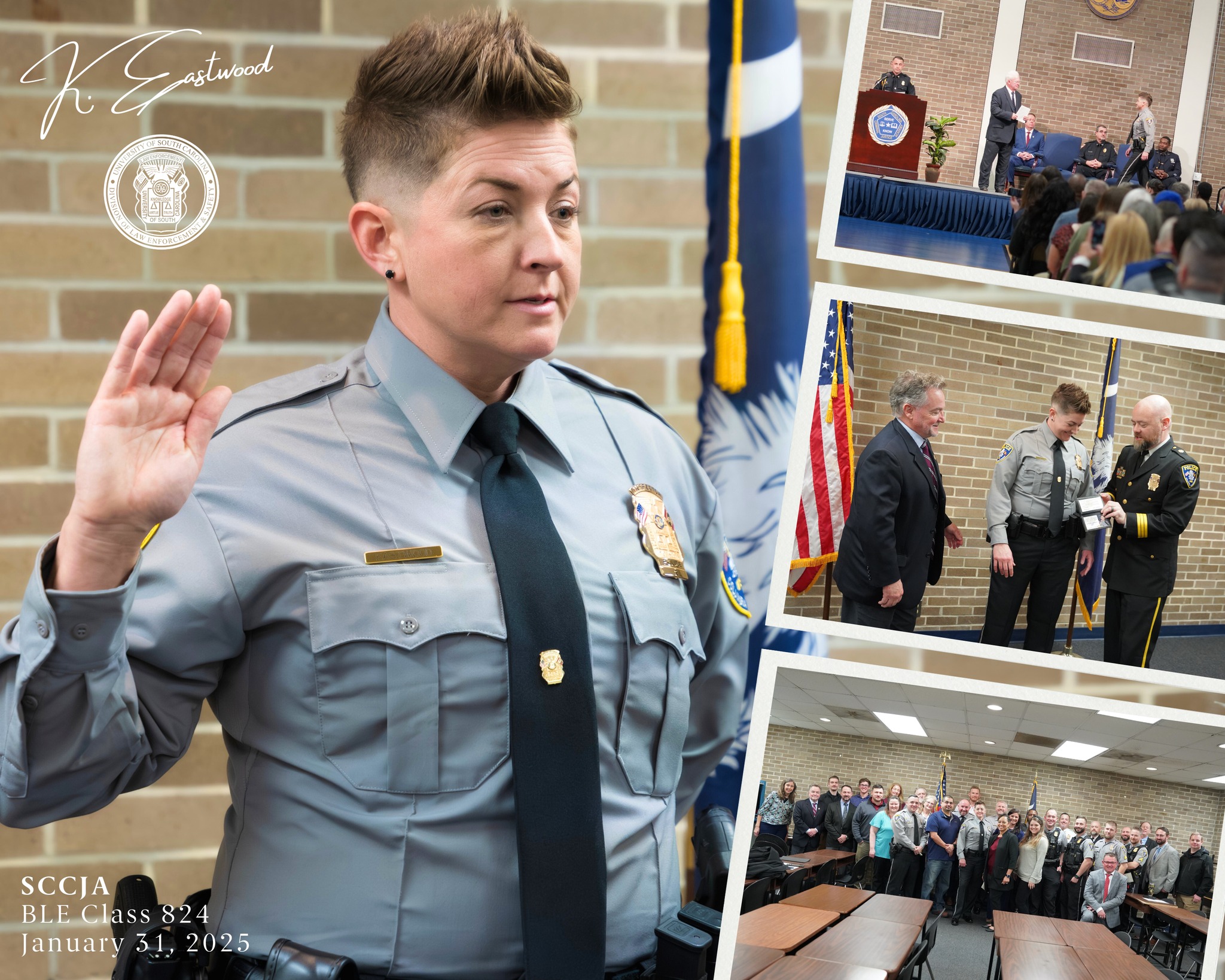 University - Put your hands together for Officer K. Eastwood who ...