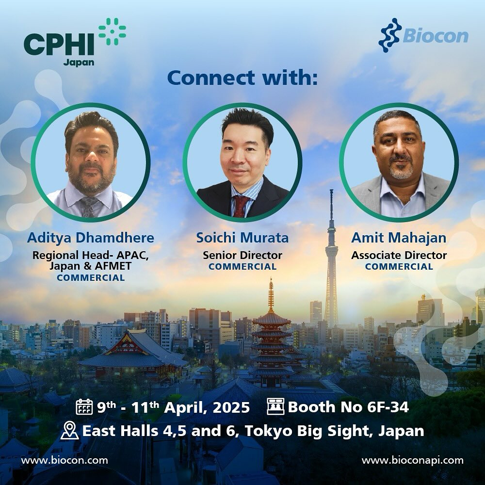 Biocon - #Biocon at #CPHIJapan! Excited to catch up with... | Facebook
