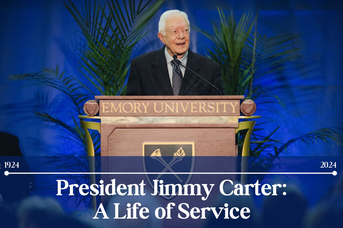 As President Jimmy Carter lies in state... - Emory University