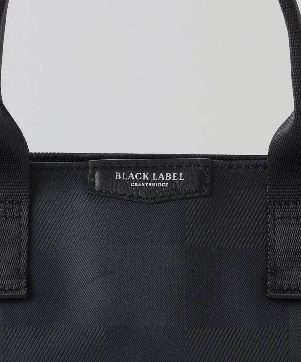 Black Label Crestbridge shadow check lunch tote