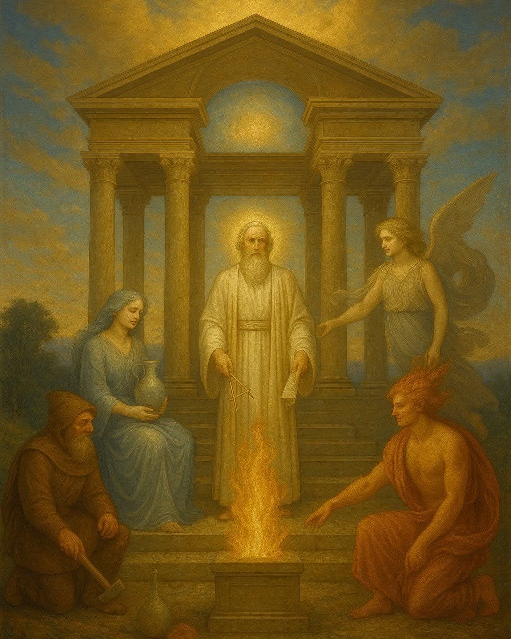 District - Thus the four Elemental Spirits—Gnomes, Undines, Sylphs, and ...