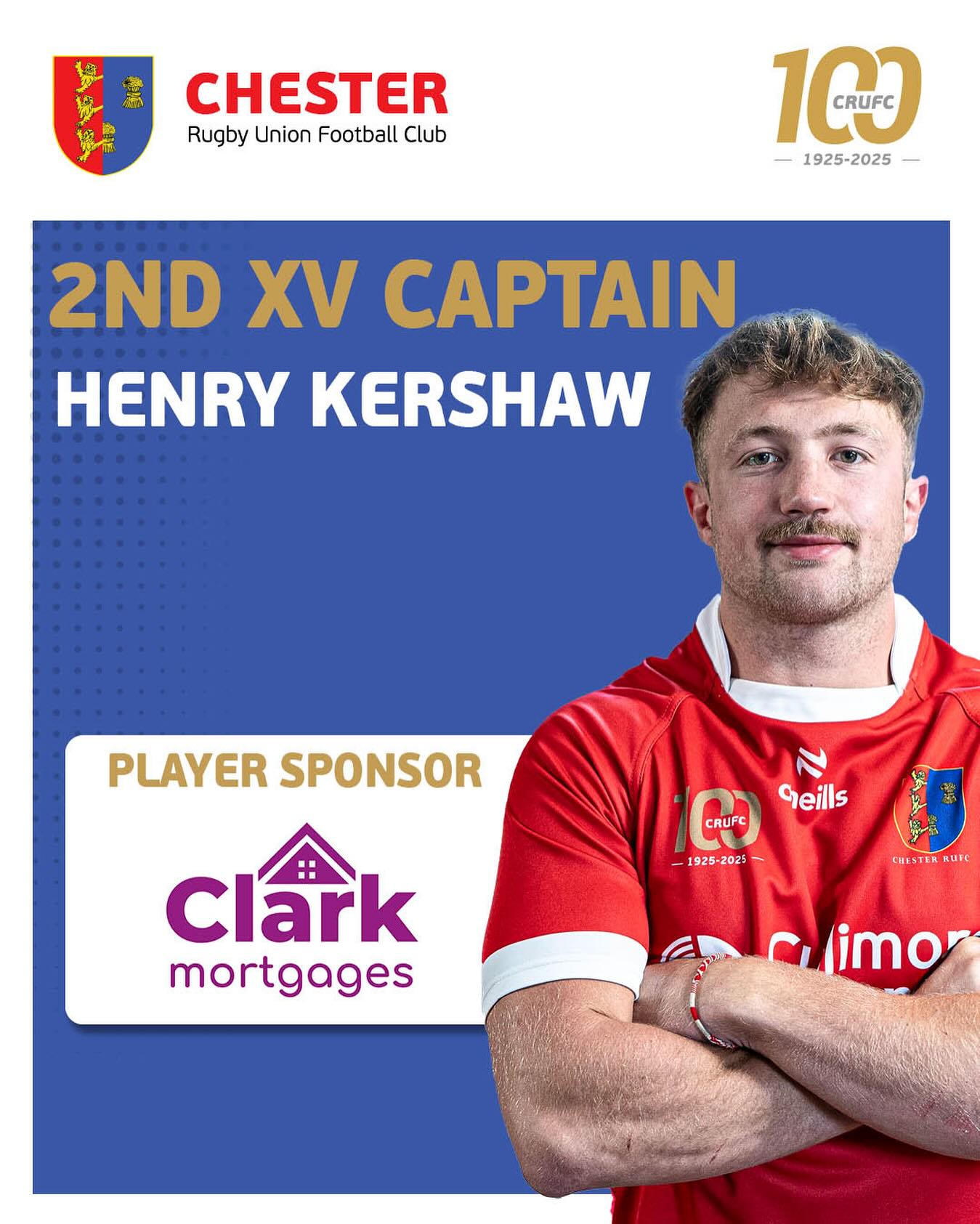 Chester - CAPTAIN & PLAYER SPONSORSHIP ANNOUNCEMENT 🏉🙌🏻 Chester RUFC is ...