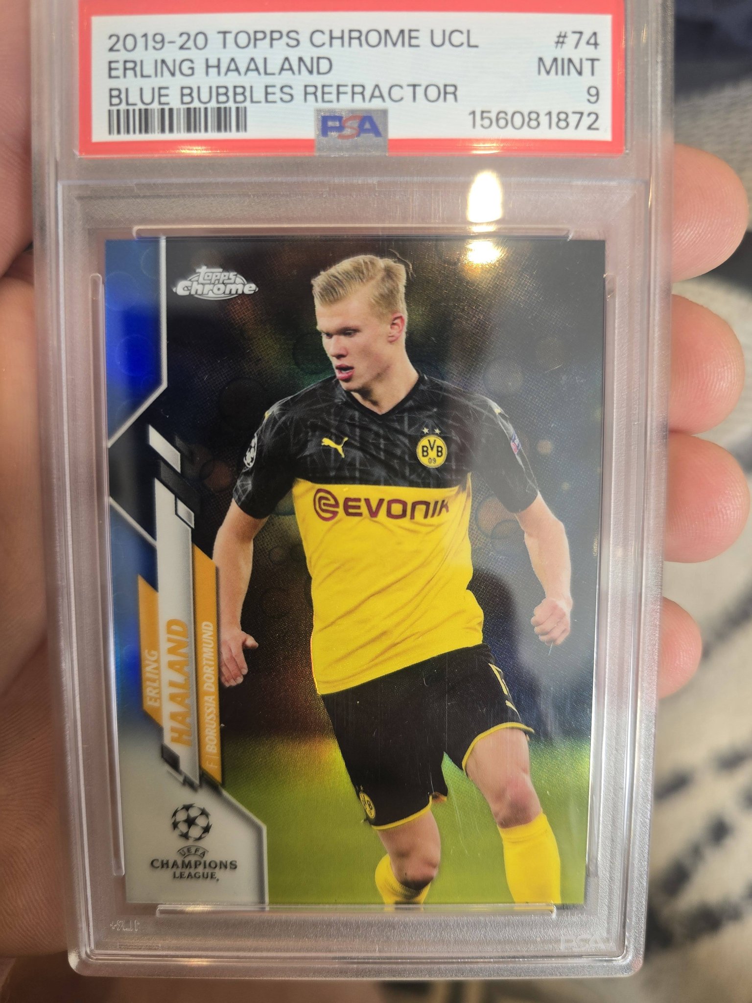 Haaland true rookie psa 9