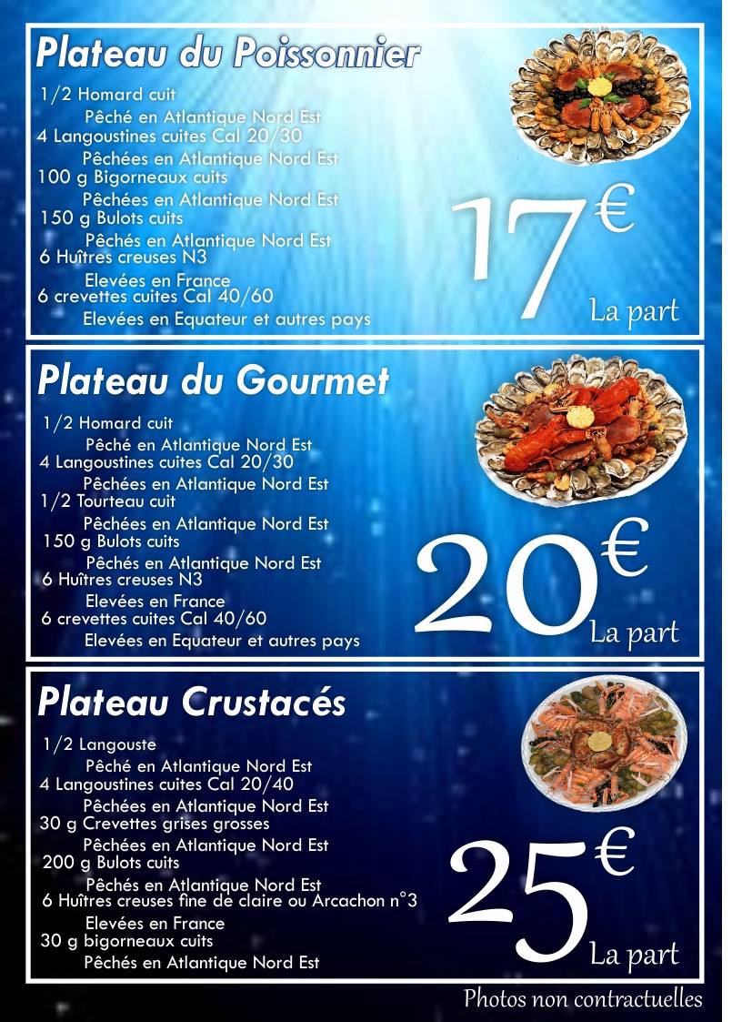 Prix Plateau Fruit De Mer Leclerc