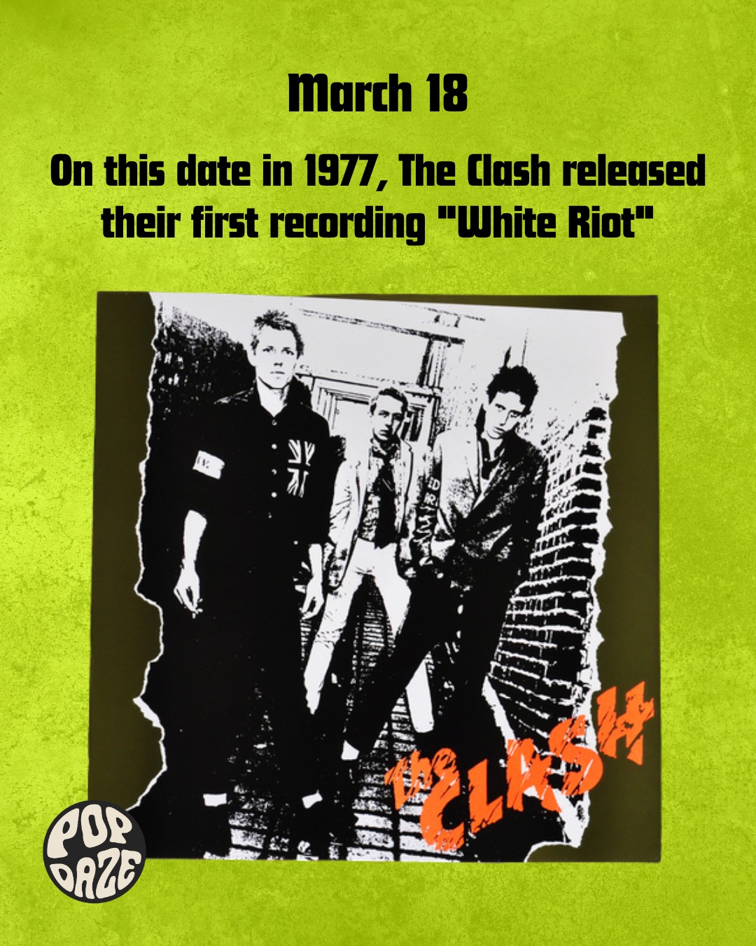 The Clash - “White Riot” #TheClash