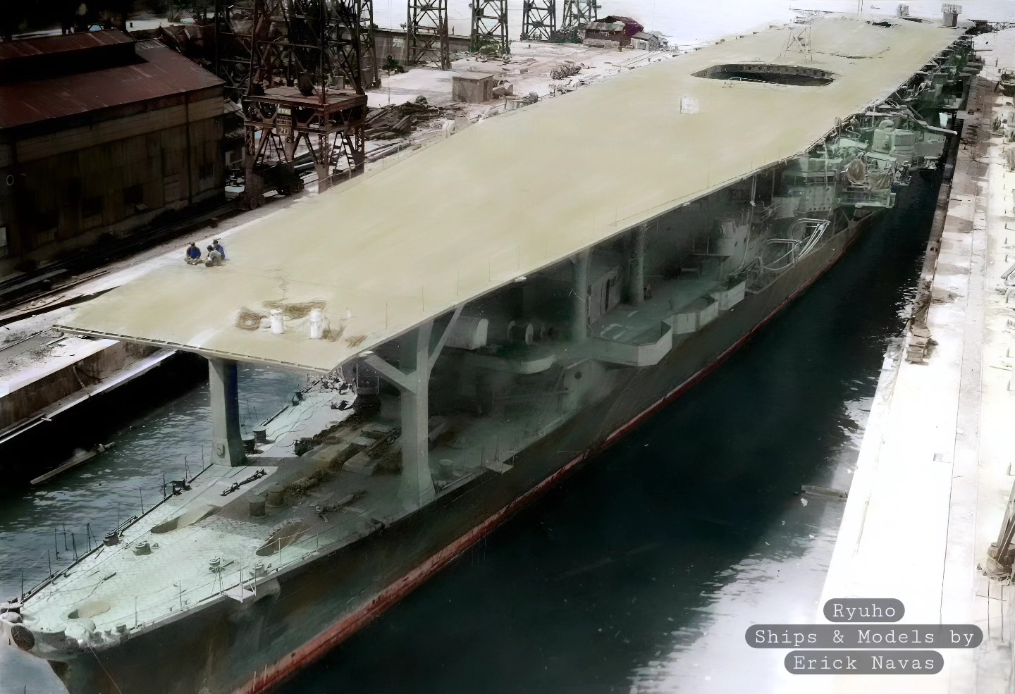Ships - IJN Ryūhō was one of the five converted light fleet aircraft ...
