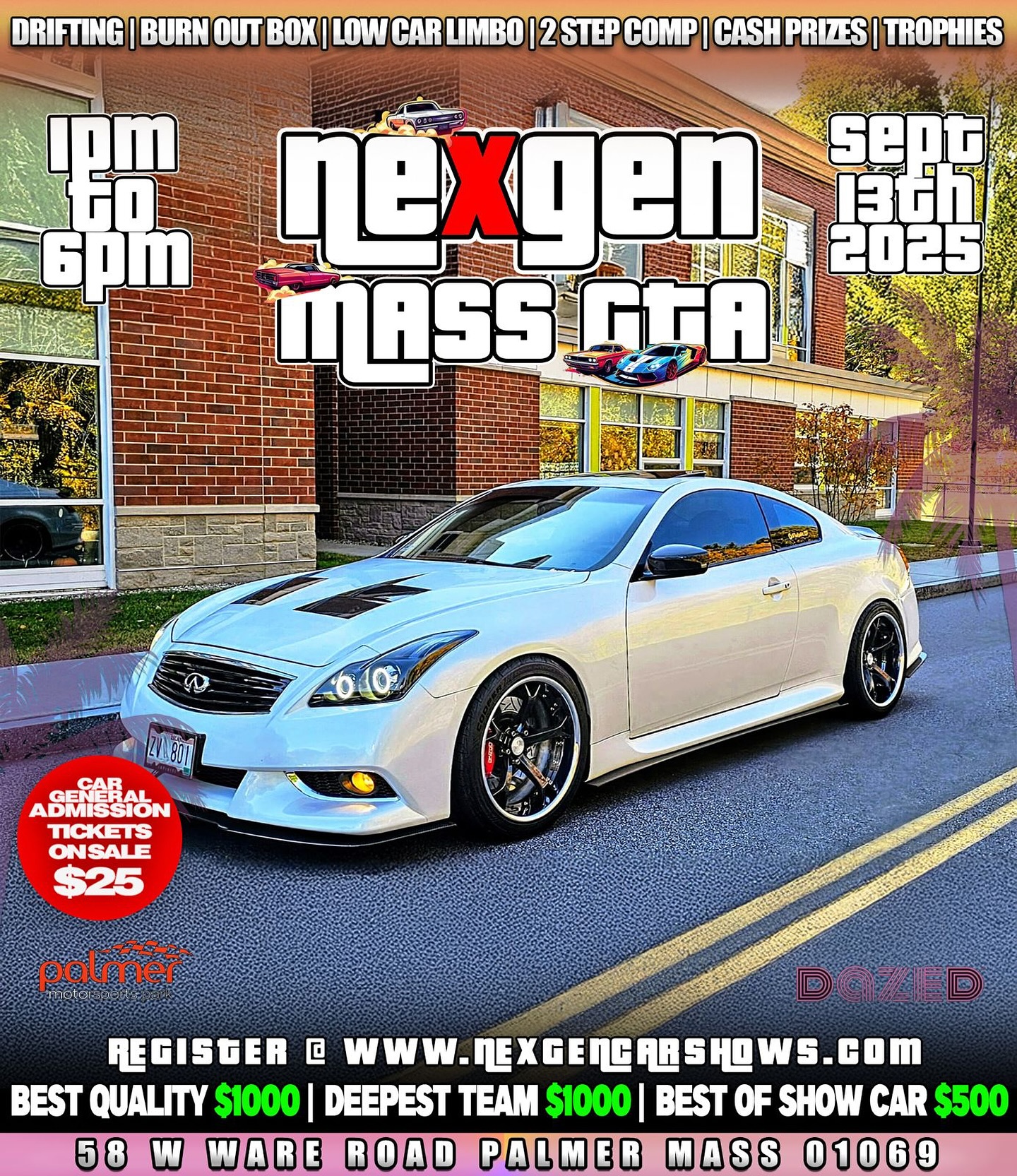 Nexgen - Sept 13th @palmermotorsportsparkofficial NEXGEN CAR SHOW Mass ...