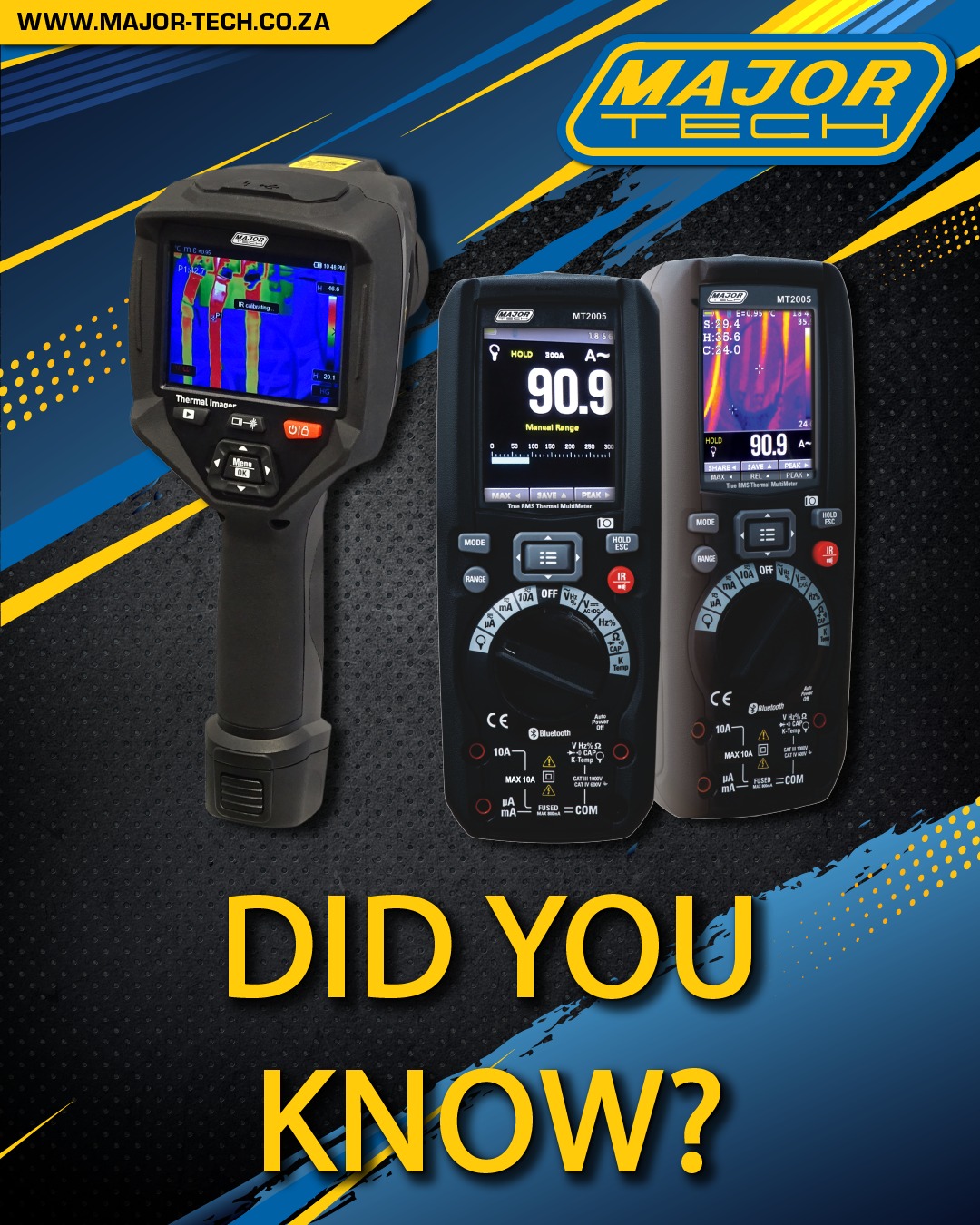 Major - Did you know? 🤔 Thermal imagers can detect temperature ...
