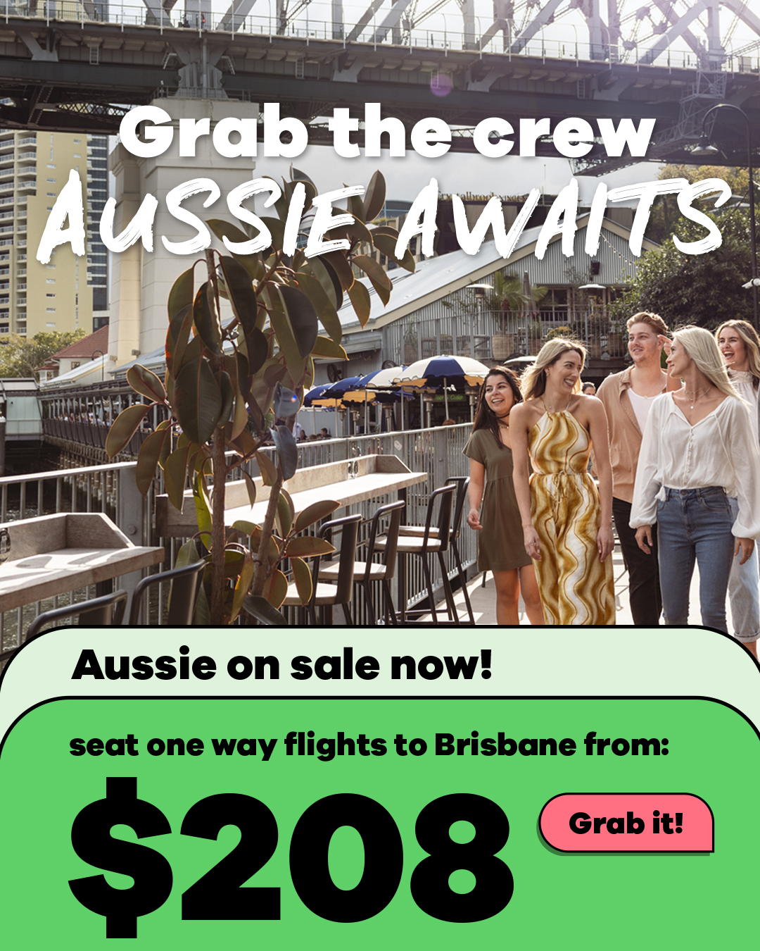 grabaseat - Grab the crew, Aussie awaits with flights from...