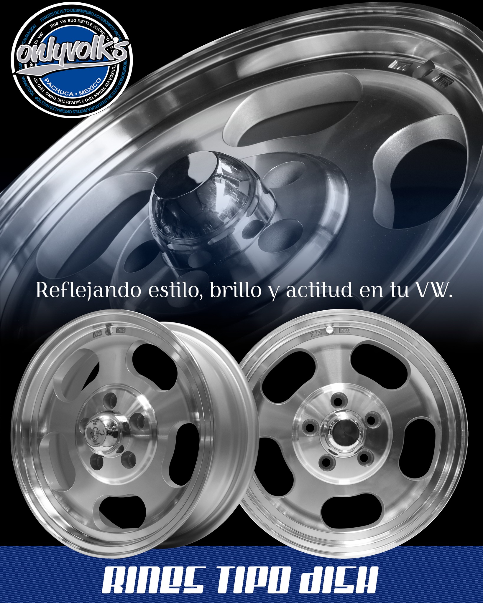 Only Volks - 💎 Rines Tipo Dish – Estilo, Brillo y Toque Deportivo en tu ...