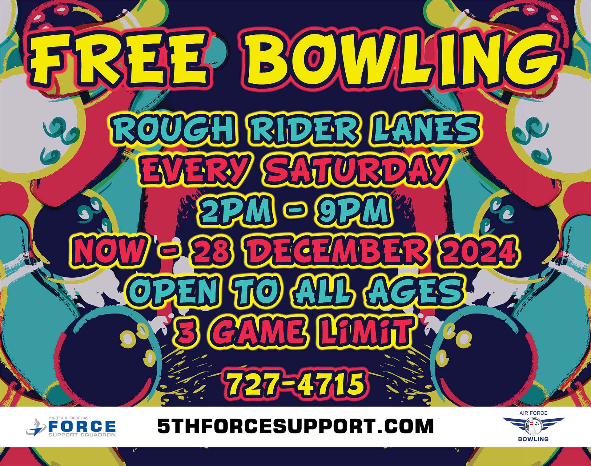 Minot AFB Rough Rider Lanes | Minot Air Force Base ND