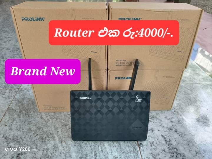 SLT 4G Master - 🆕 SLT 4G Post-paid Router With Connection.... | Facebook